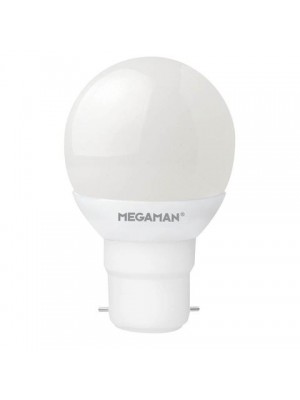 Megaman 3.5W Eco LED Round Bulb B22/BC (Warm White)